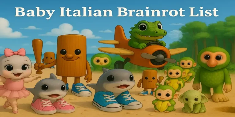 Baby Italian Brainrot List | Baby Tung Tung Tung Sahur, Baby Tralalero Tralala and More!