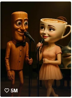 I'm Tung Tung Tung Sahur and I Love Ballerina Cappuccina