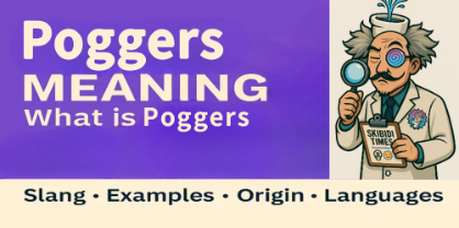 Poggers Slang Top Banner