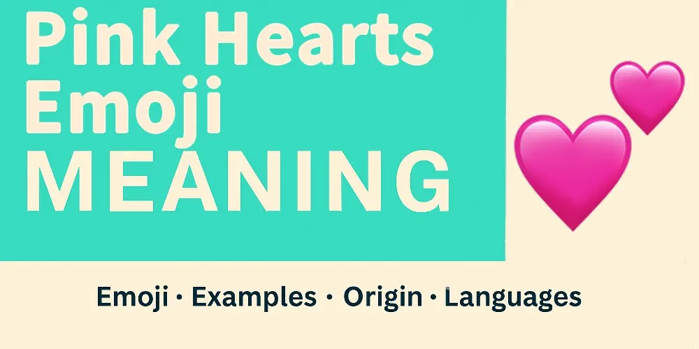 💕 Double Pink Hearts Emoji