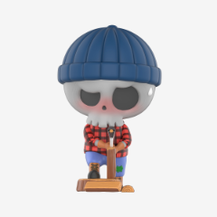 Camping Chopping Wood Figurine Guide