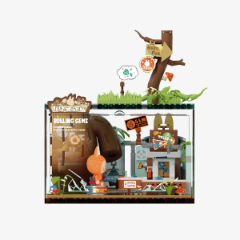 Forest Secret Base Rolling Gems Block Scene Set Guide