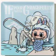 Hide and Seek in Singapore If I Pour Water Gracefully Fridge Magnet Guide