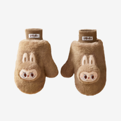 Warm Fluffy Holiday Plush Gloves Accessory Guide