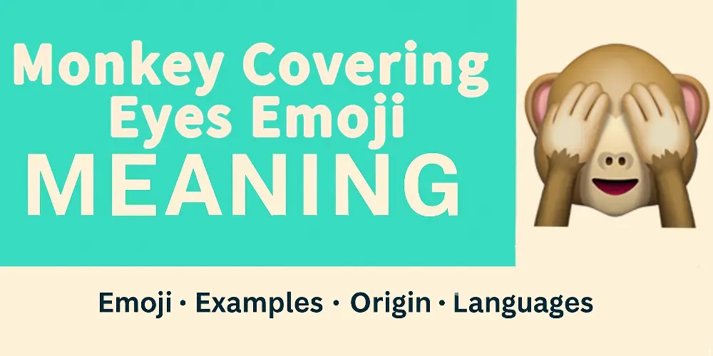 🙈 Monkey Covering Eyes Emoji