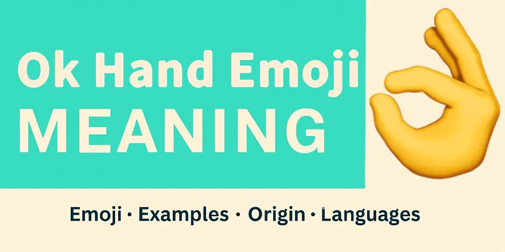👌 Ok Hand Emoji