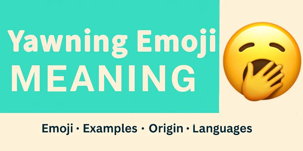 🥱 Yawning Face Emoji
