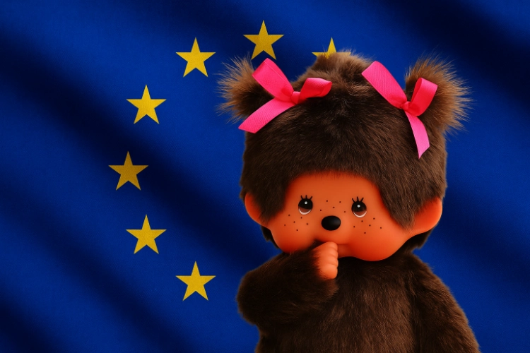 Monchhichi EU Flag