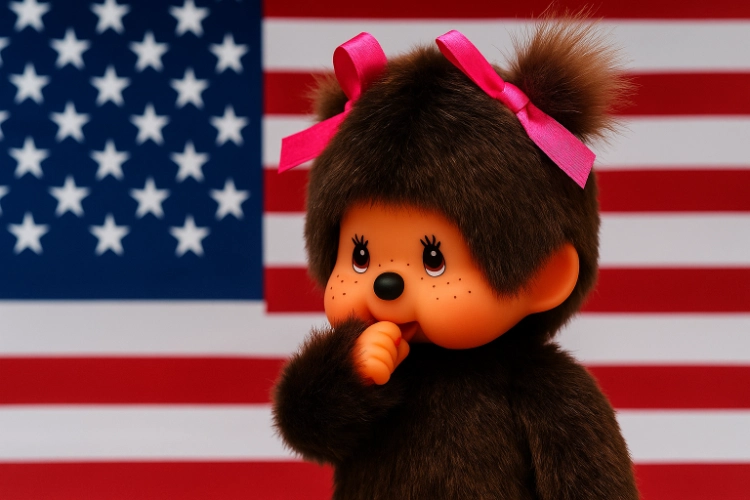 Monchhichi US Flag