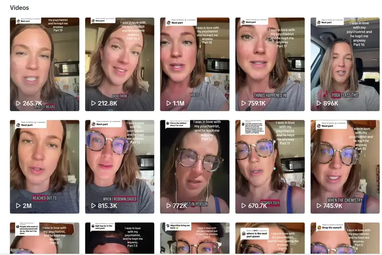 kendra's tiktok page