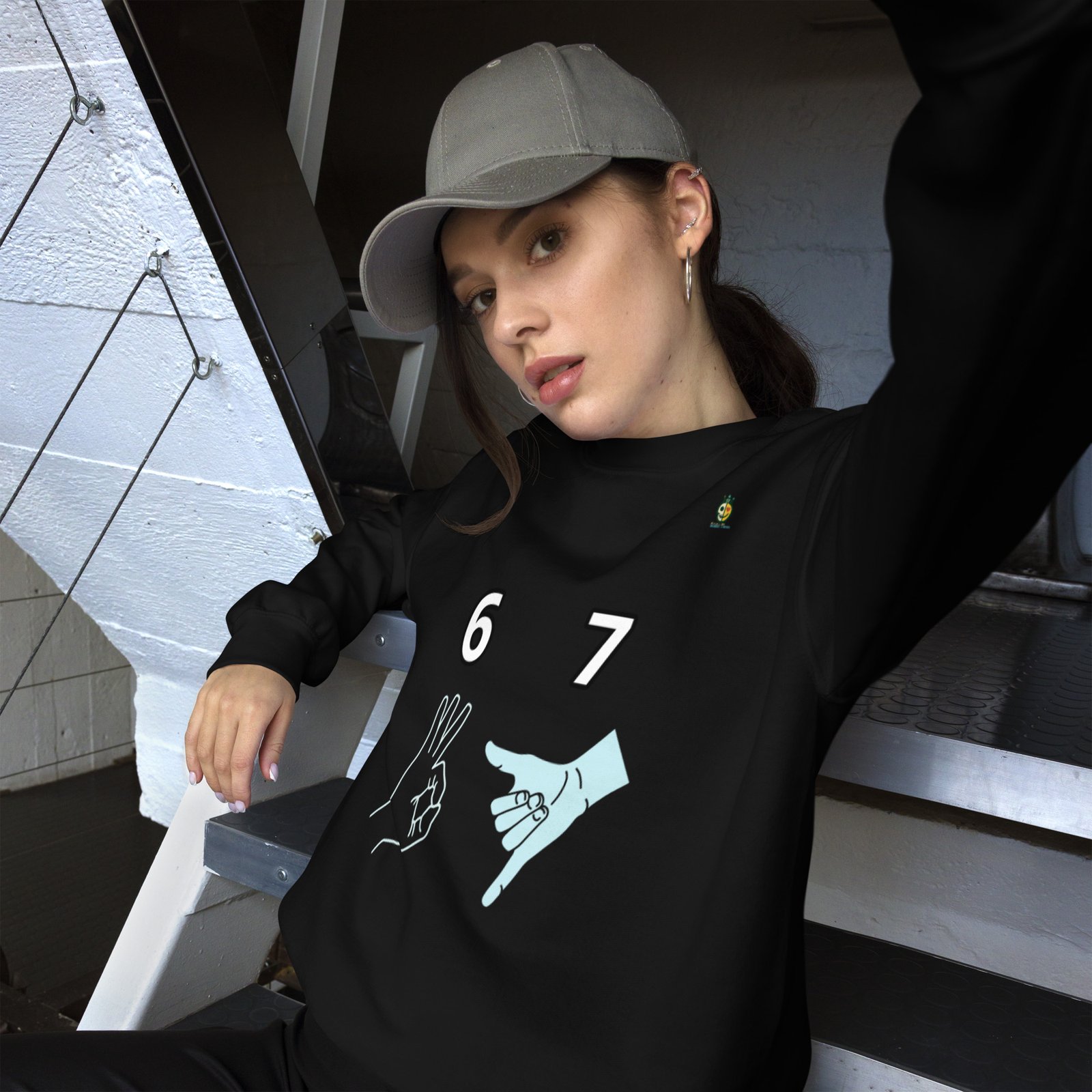 6 7 TikTok Meme Unisex Premium Long Sleeve (Gen Z+ Adult) - Image 11