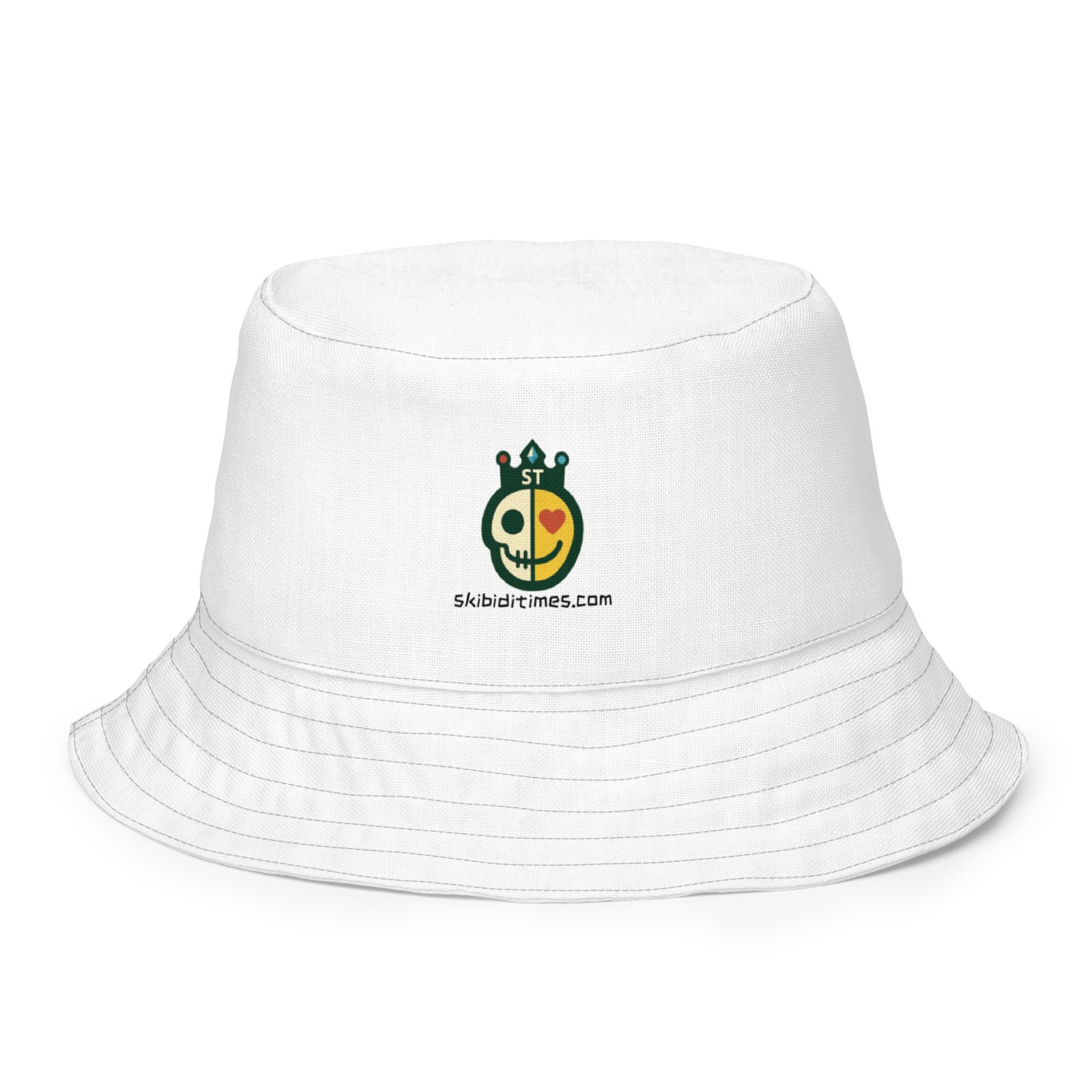Las Tralalelitas Reversible Bucket Hat (White/Lilac) - Image 5