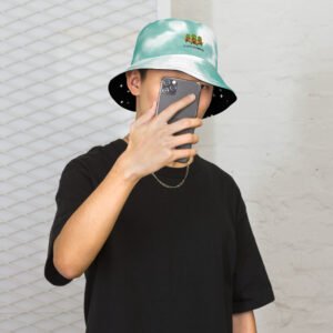 Los Crocodilitos Reversible Bucket Hat (Day Clouds/Night Stars)