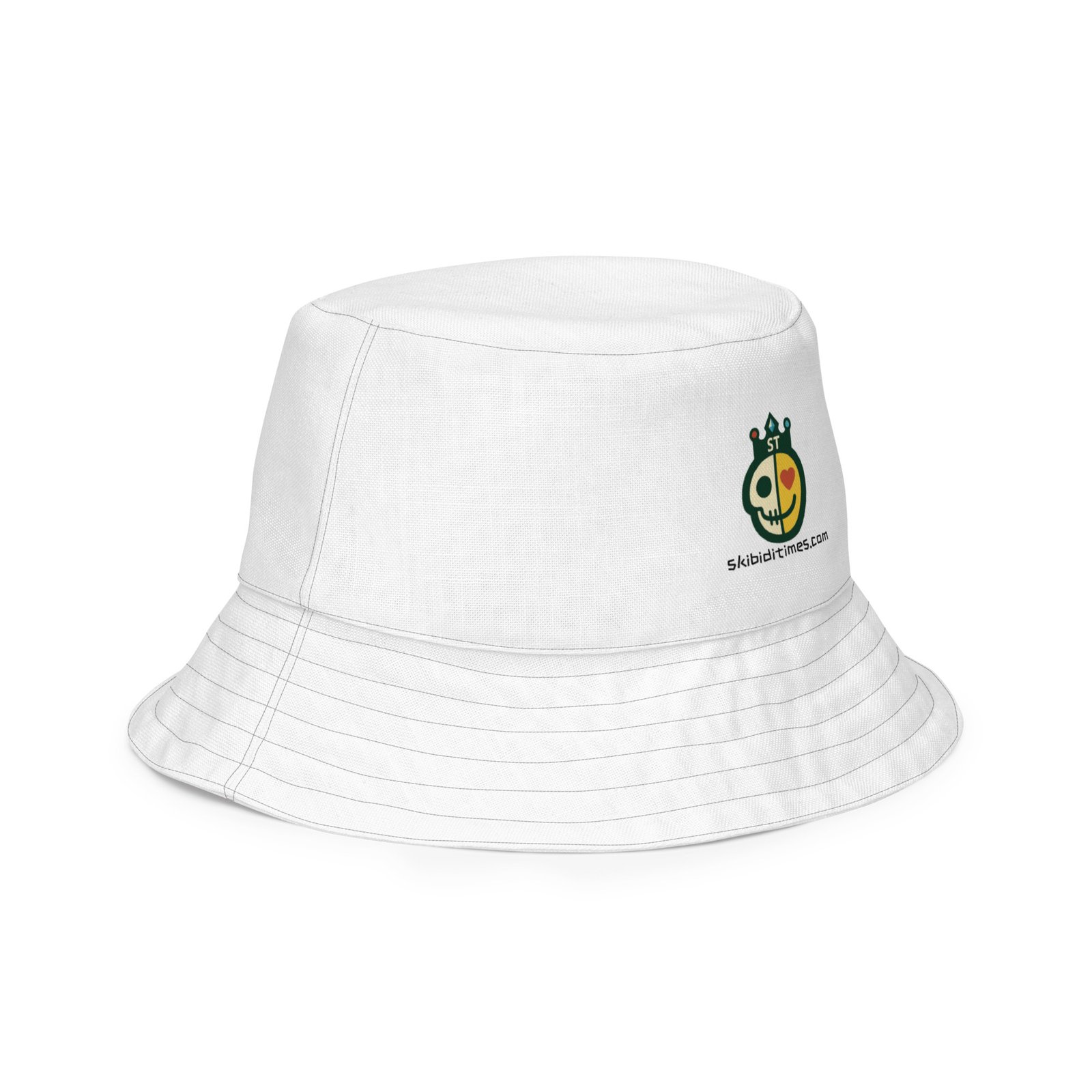 Las Tralalelitas Reversible Bucket Hat (White/Lilac) - Image 4