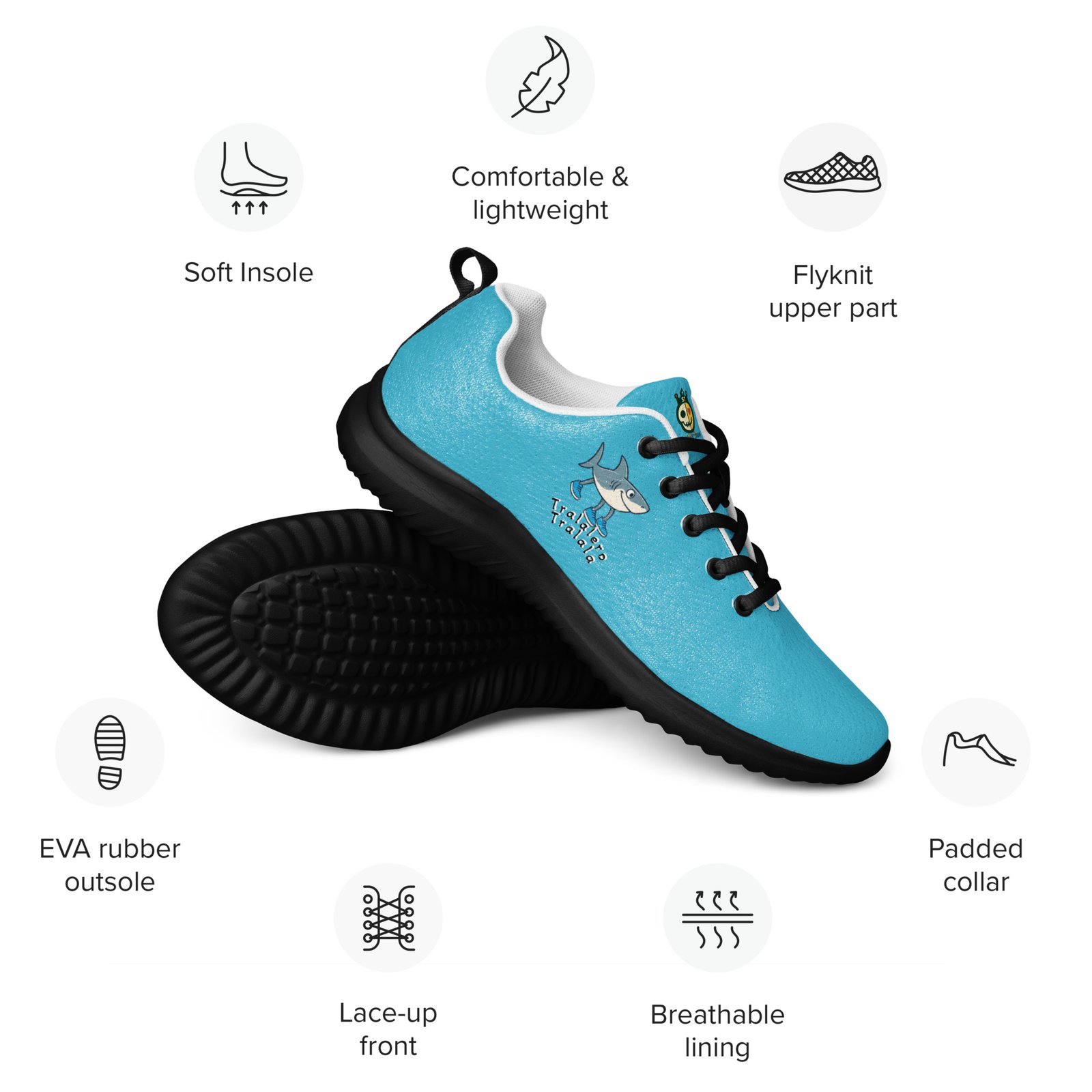 Tralalero Tralala Brainrot Sneakers (Gen Z+ Mens) - Image 6