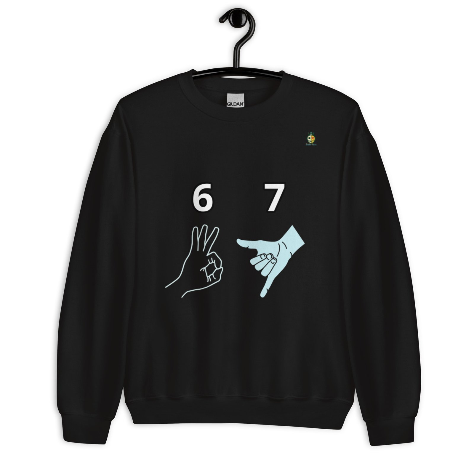6 7 TikTok Meme Unisex Basic Long Sleeve (Gen Z+ Adult) - Image 2