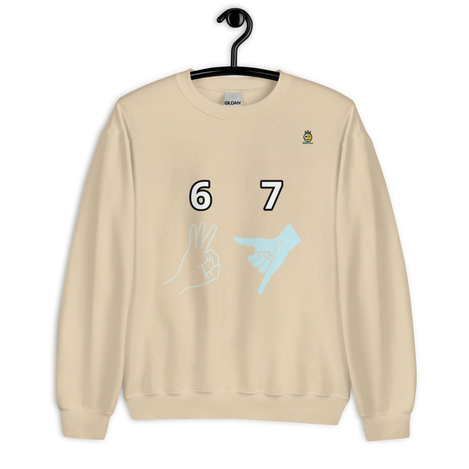 6 7 TikTok Meme Unisex Basic Long Sleeve (Gen Z+ Adult) - Image 7