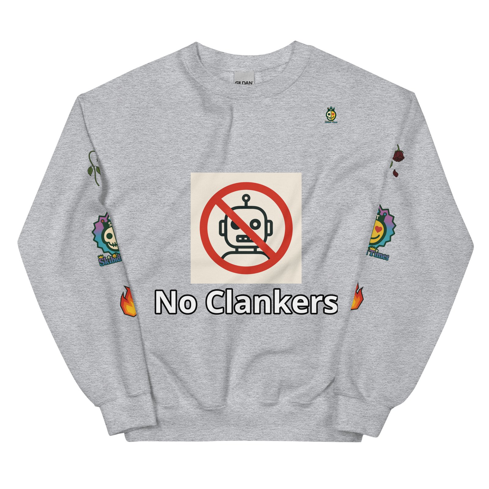 No Clankers Unisex Premium Long Sleeve (Gen Z+ Adult) - Image 2