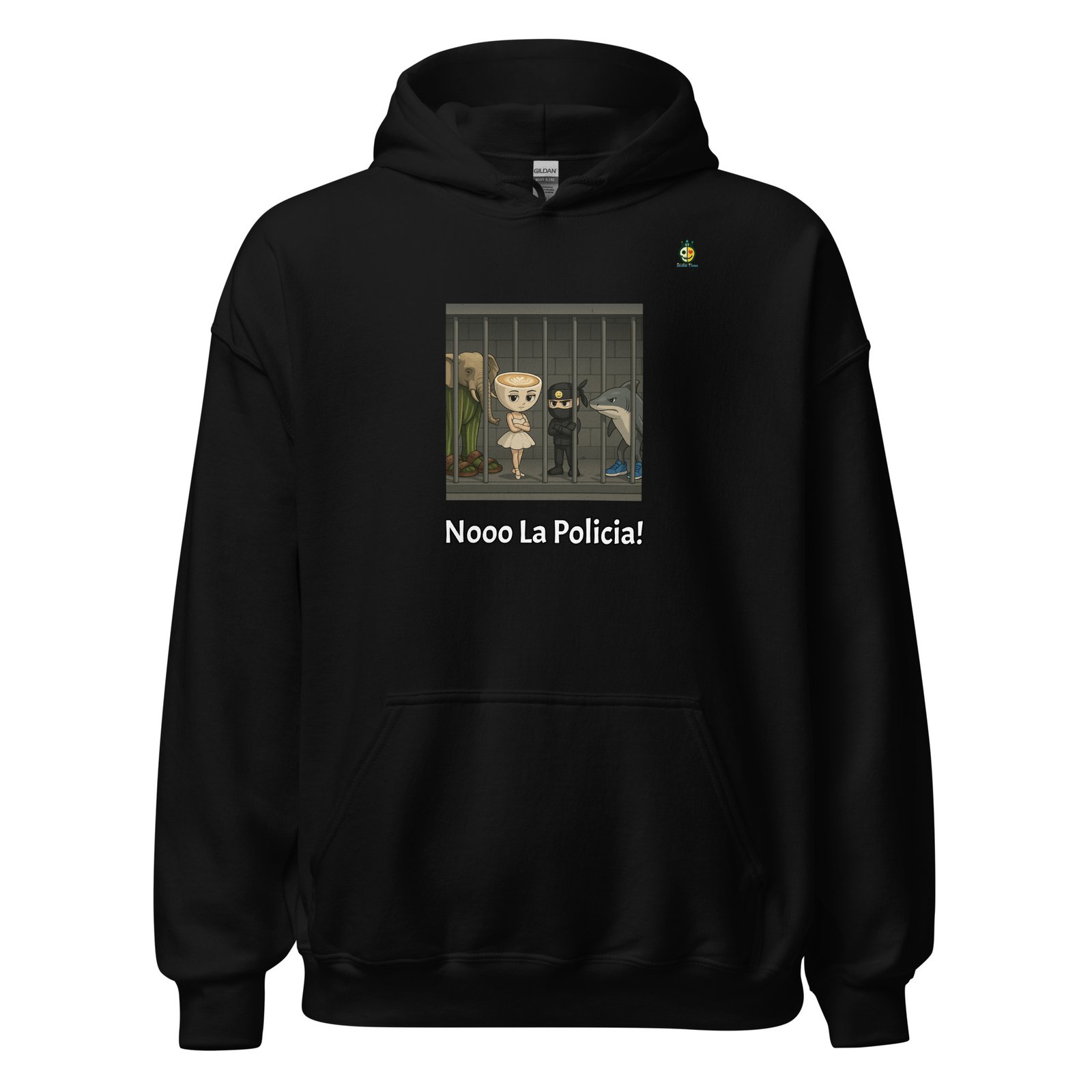 Nooo La Policia! Unisex Hoodie (Gen Z+ Adult) - Image 2