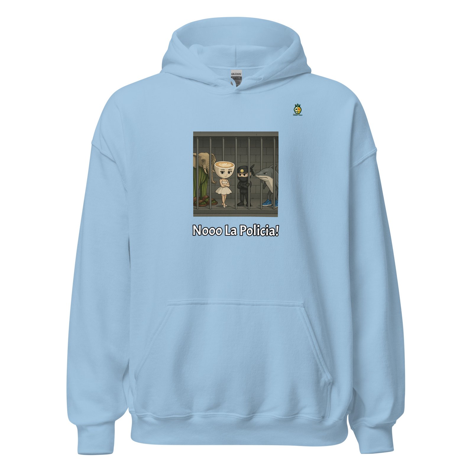 Nooo La Policia! Unisex Hoodie (Gen Z+ Adult) - Image 4