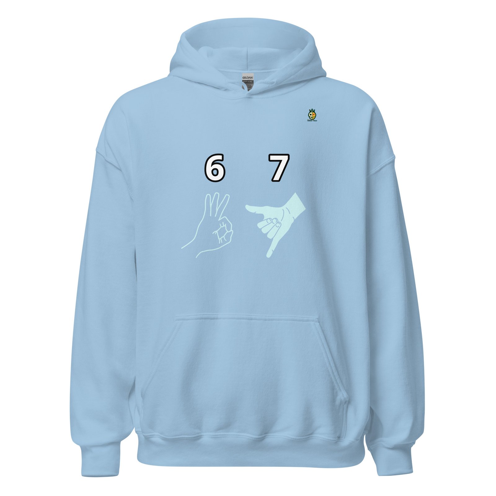 6 7 TikTok Meme Unisex Hoodie (Gen Z+ Adult) - Image 4