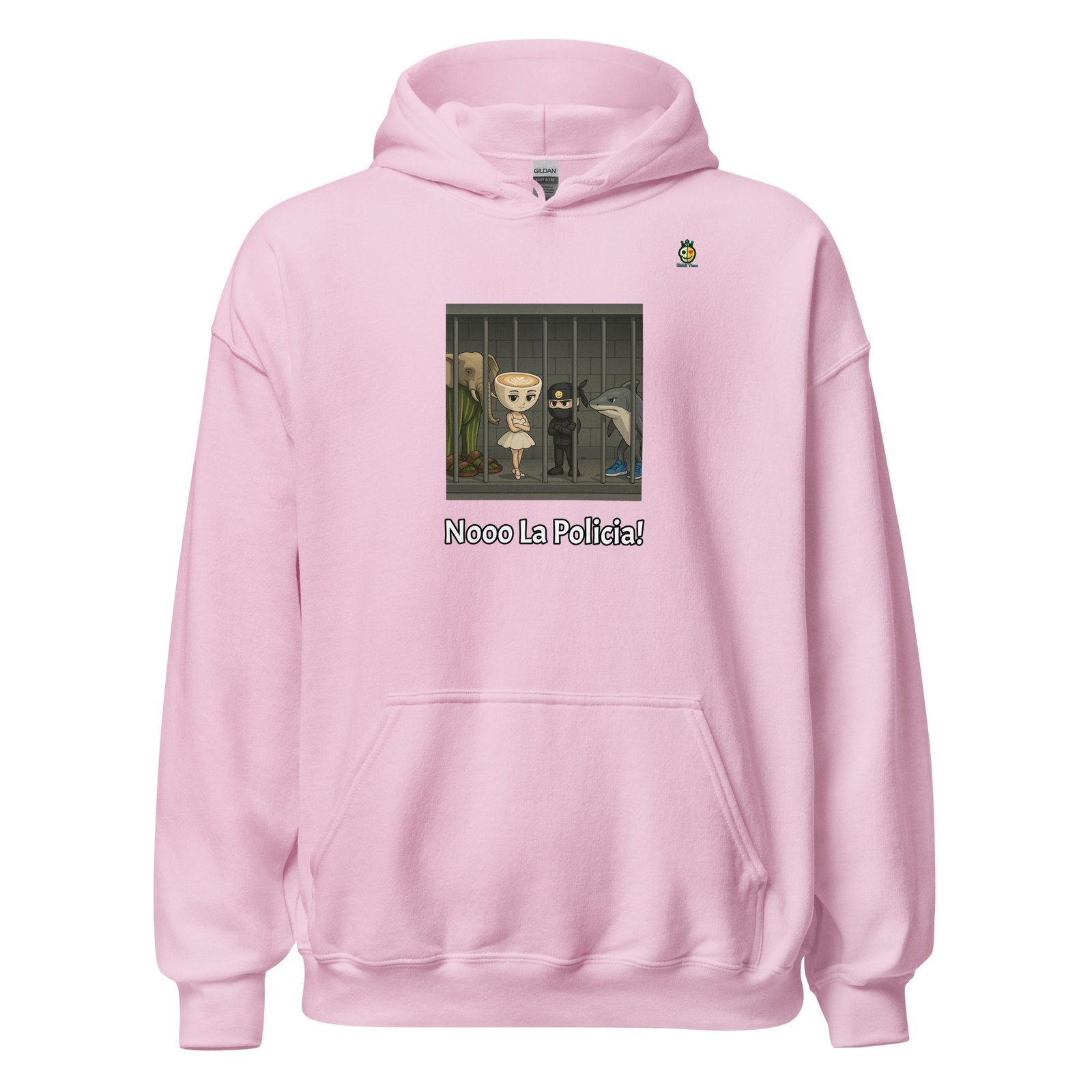 Nooo La Policia! Unisex Hoodie (Gen Z+ Adult) - Image 6
