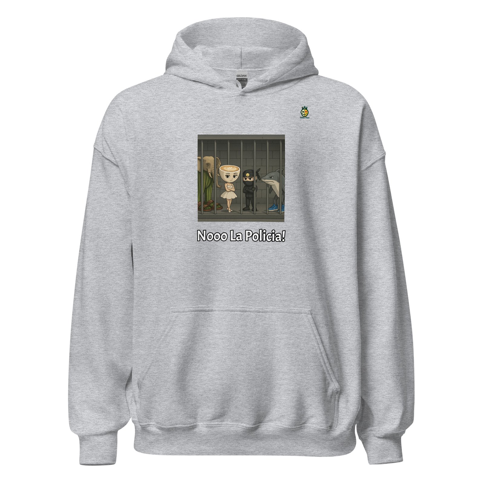 Nooo La Policia! Unisex Hoodie (Gen Z+ Adult) - Image 3