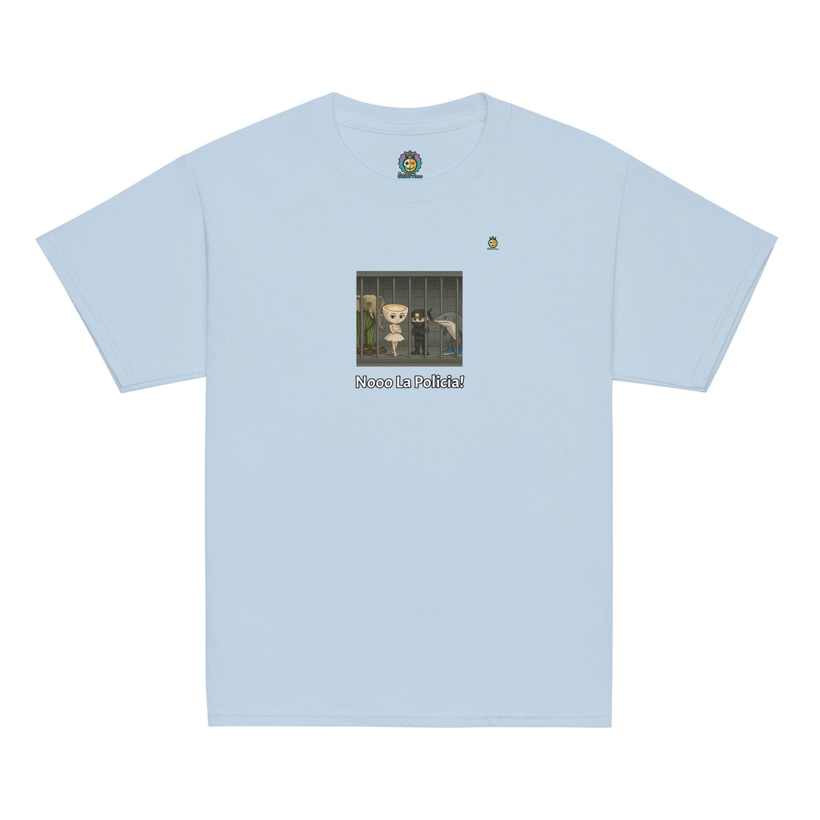 Nooo La Policia! Unisex Tee (Gen Alpha Kids) - Image 5