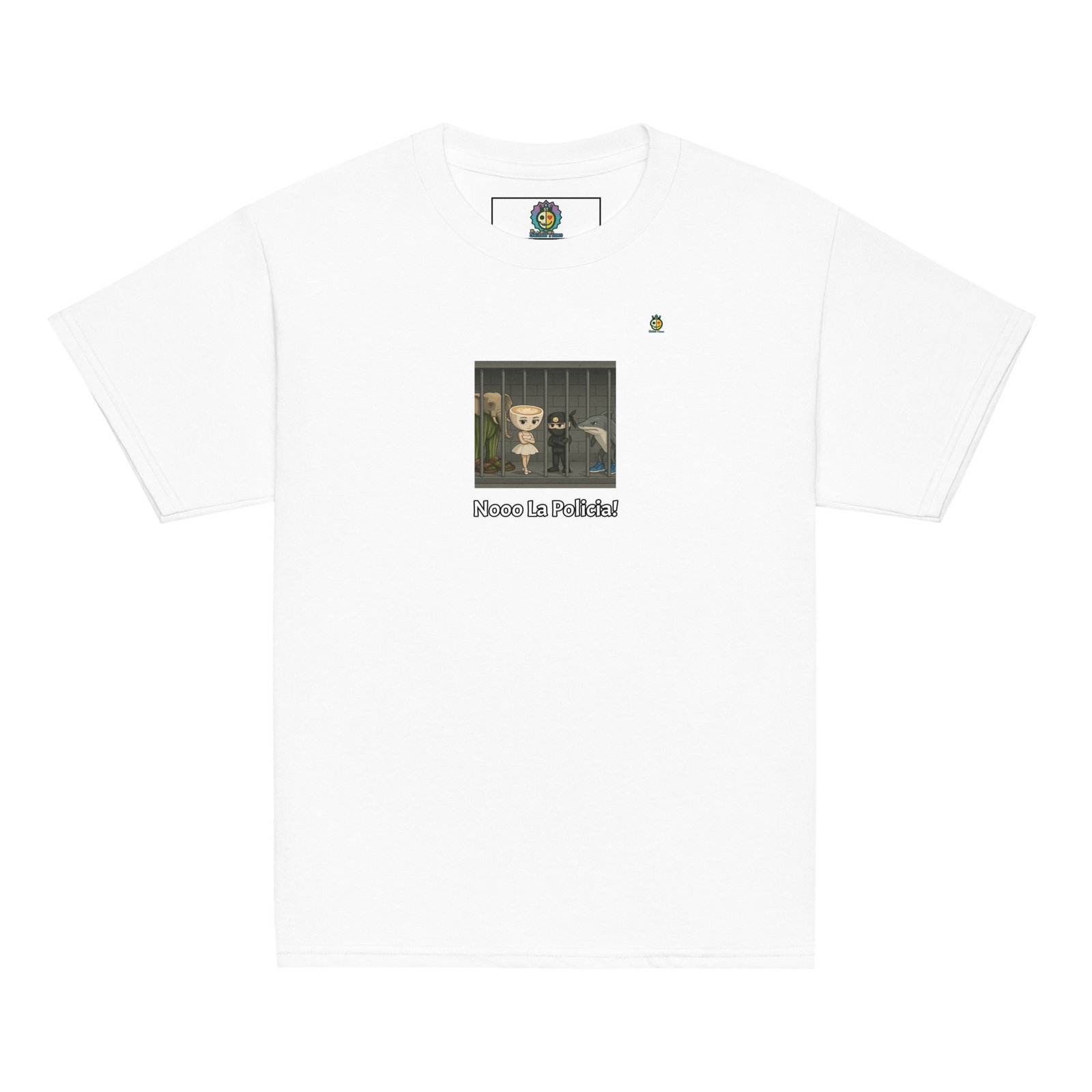 Nooo La Policia! Unisex Tee (Gen Alpha Kids) - Image 7