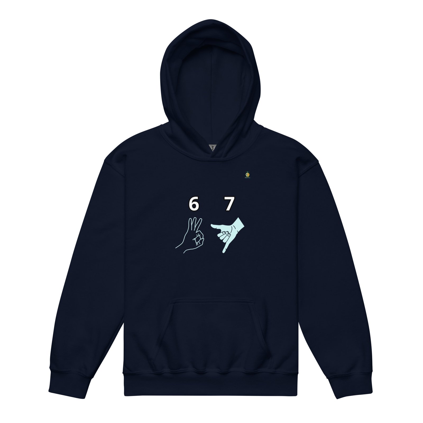 6 7 TikTok Meme Unisex Hoodie (Gen Alpha Kids) - Image 3