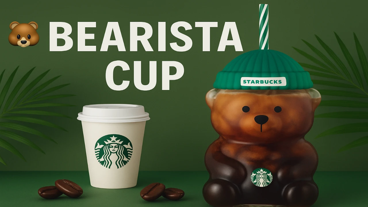 Starbucks Bearista Cup Banner