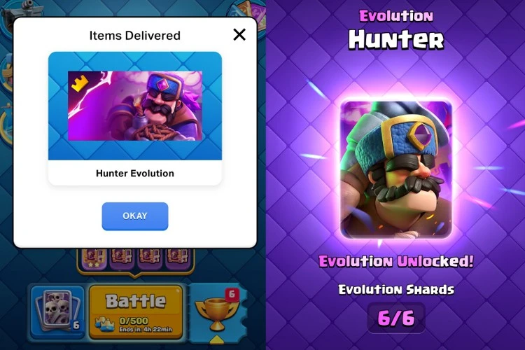 Clash Royale Free Evo Hunter